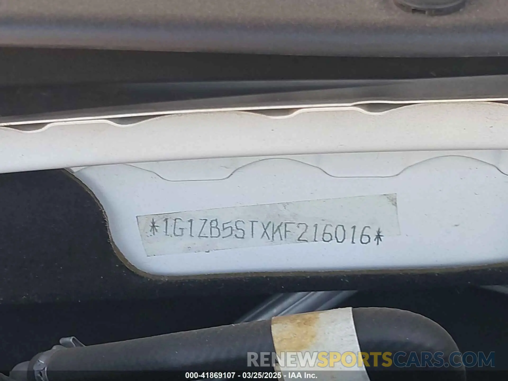 9 Photograph of a damaged car 1G1ZB5STXKF216016 CHEVROLET MALIBU 2019
