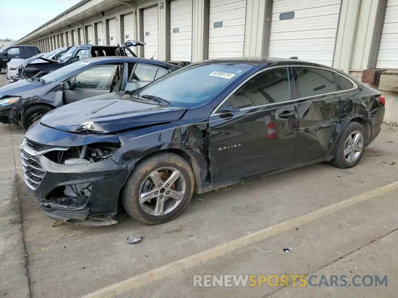 1 Photograph of a damaged car 1G1ZB5STXKF216646 CHEVROLET MALIBU 2019