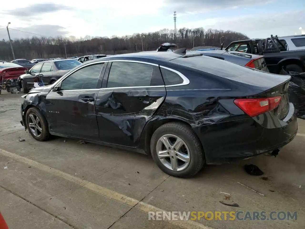 2 Photograph of a damaged car 1G1ZB5STXKF216646 CHEVROLET MALIBU 2019