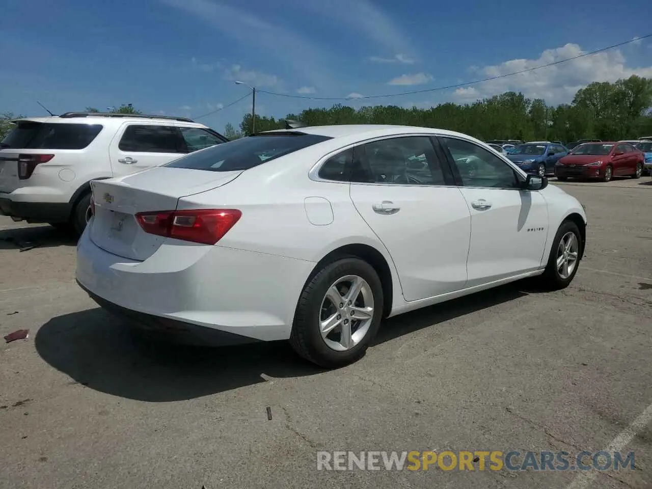 3 Photograph of a damaged car 1G1ZC5ST0KF200095 CHEVROLET MALIBU 2019