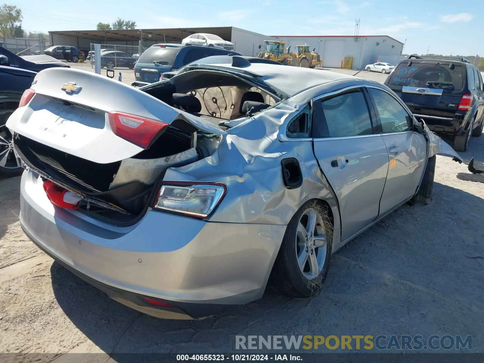 4 Photograph of a damaged car 1G1ZC5ST1KF138058 CHEVROLET MALIBU 2019