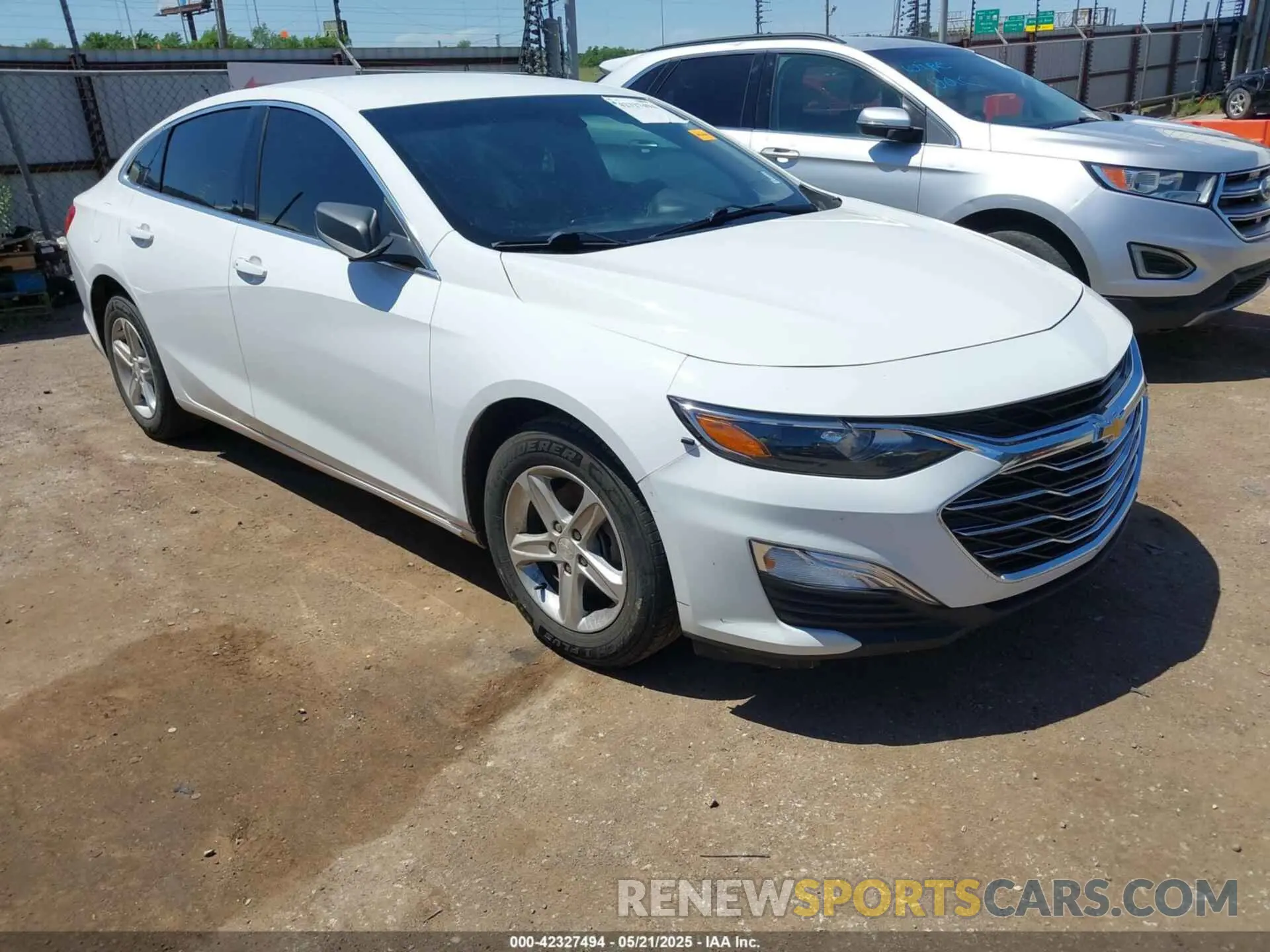 1 Photograph of a damaged car 1G1ZC5ST1KF169455 CHEVROLET MALIBU 2019