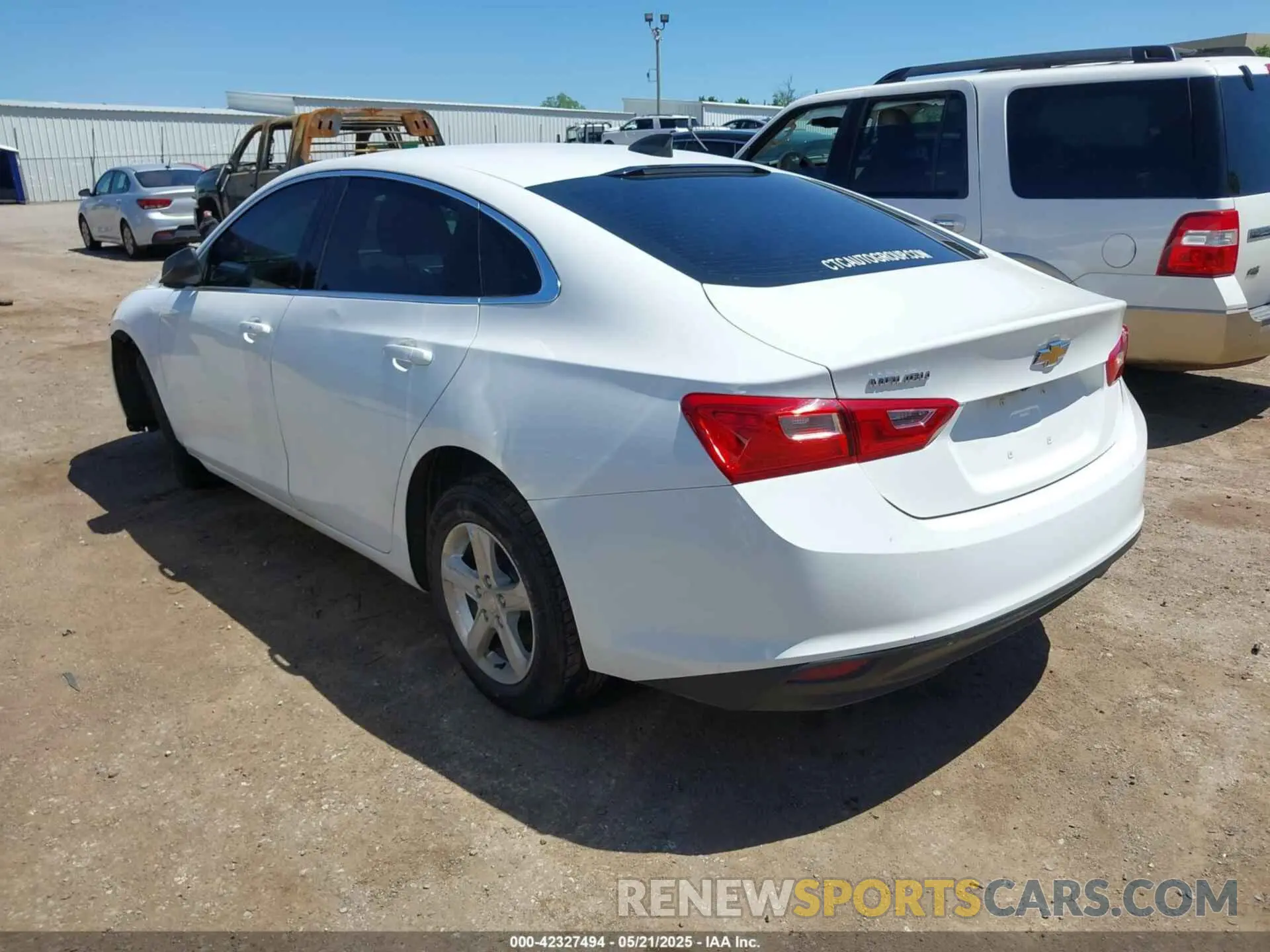 3 Photograph of a damaged car 1G1ZC5ST1KF169455 CHEVROLET MALIBU 2019