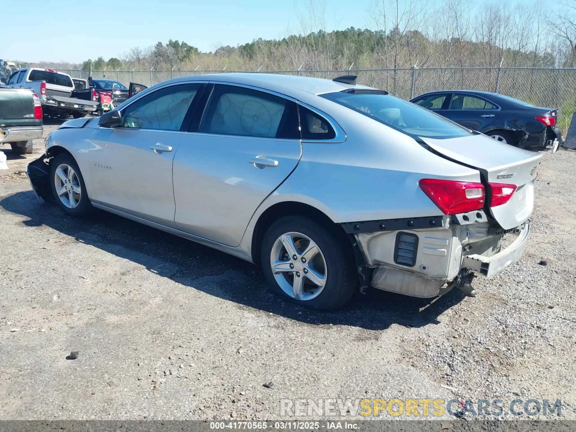 3 Photograph of a damaged car 1G1ZC5ST1KF210196 CHEVROLET MALIBU 2019