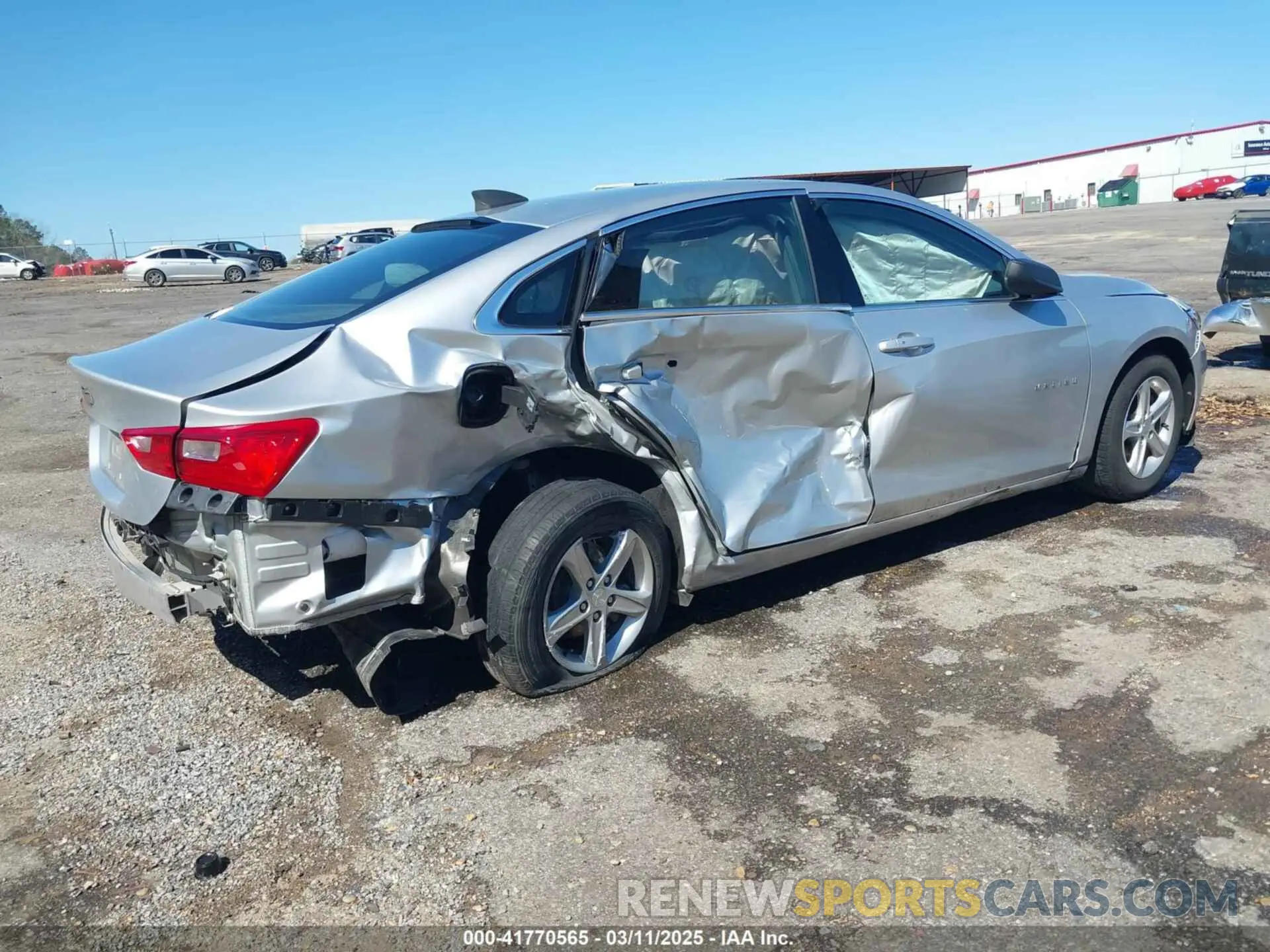 4 Photograph of a damaged car 1G1ZC5ST1KF210196 CHEVROLET MALIBU 2019