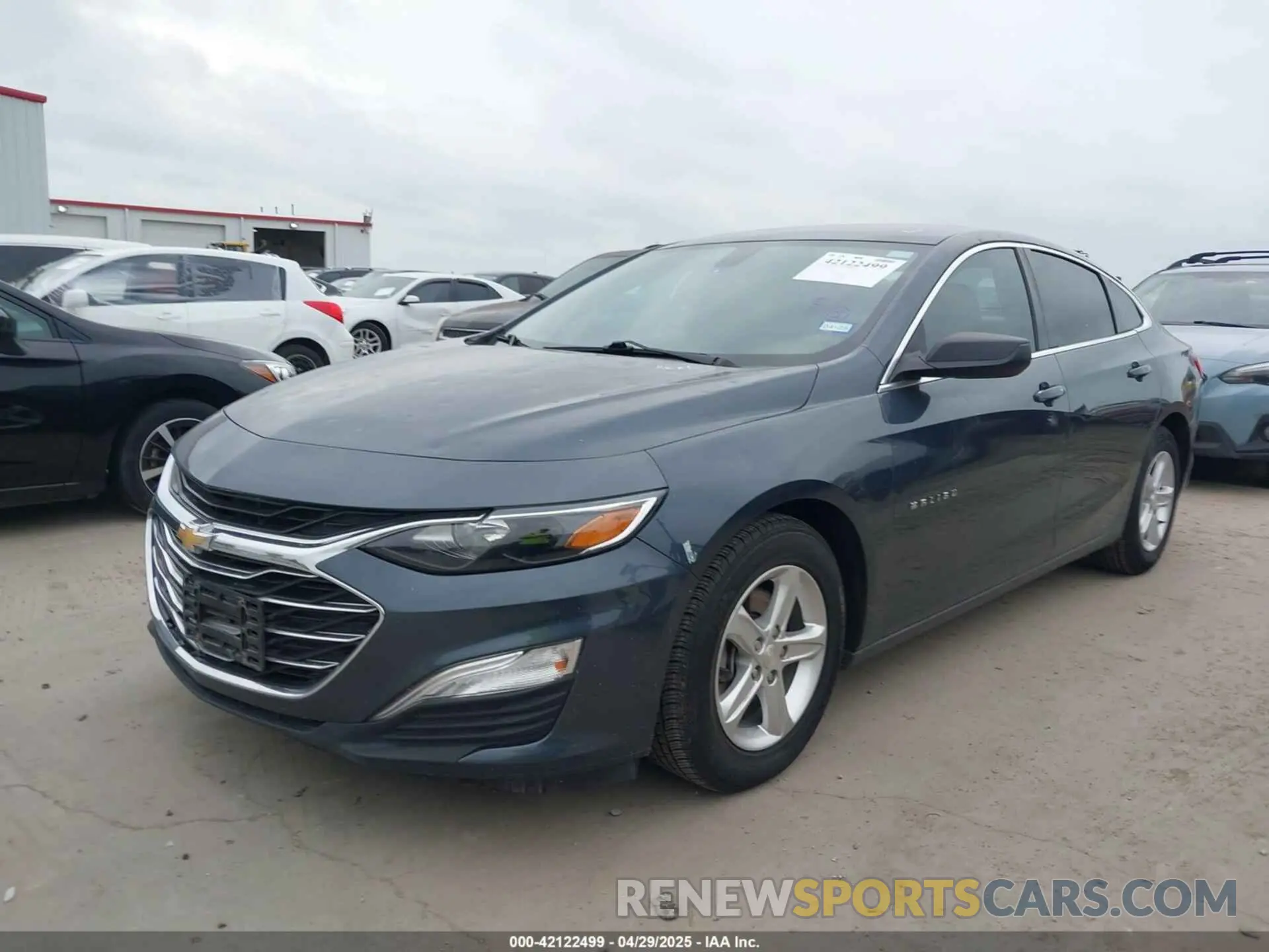 2 Photograph of a damaged car 1G1ZC5ST2KF184322 CHEVROLET MALIBU 2019