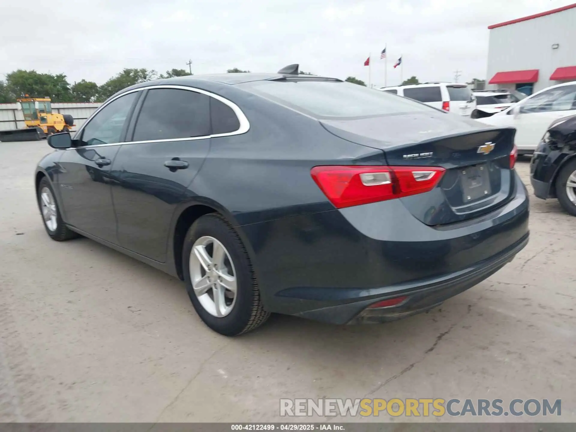 3 Photograph of a damaged car 1G1ZC5ST2KF184322 CHEVROLET MALIBU 2019