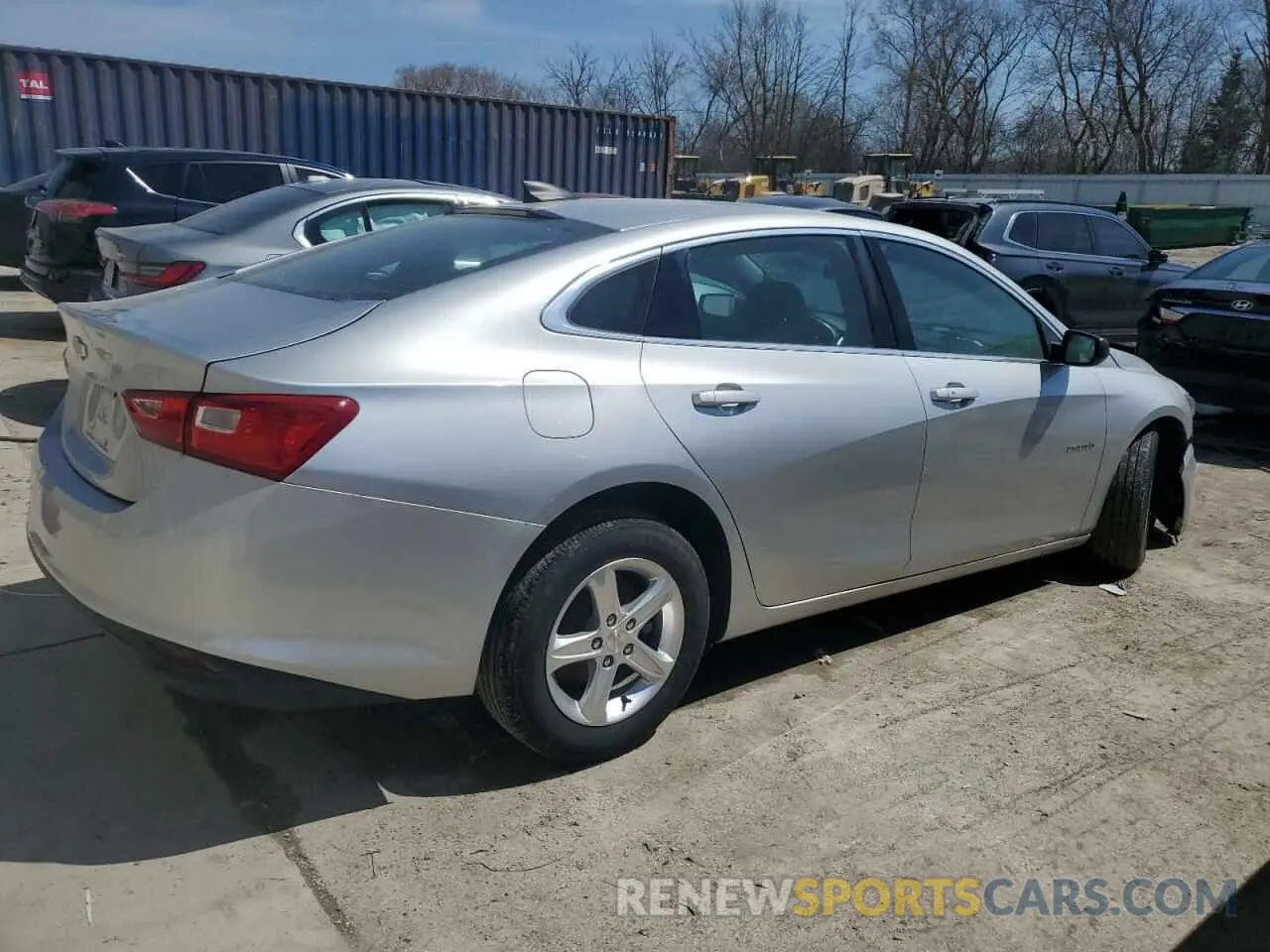 3 Photograph of a damaged car 1G1ZC5ST2KF203743 CHEVROLET MALIBU 2019
