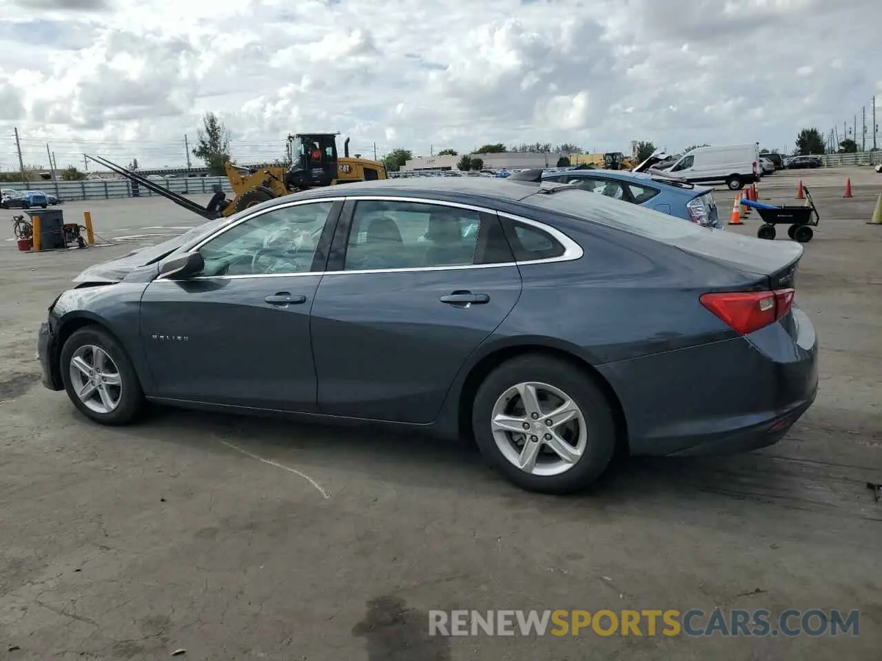 2 Photograph of a damaged car 1G1ZC5ST4KF118158 CHEVROLET MALIBU 2019