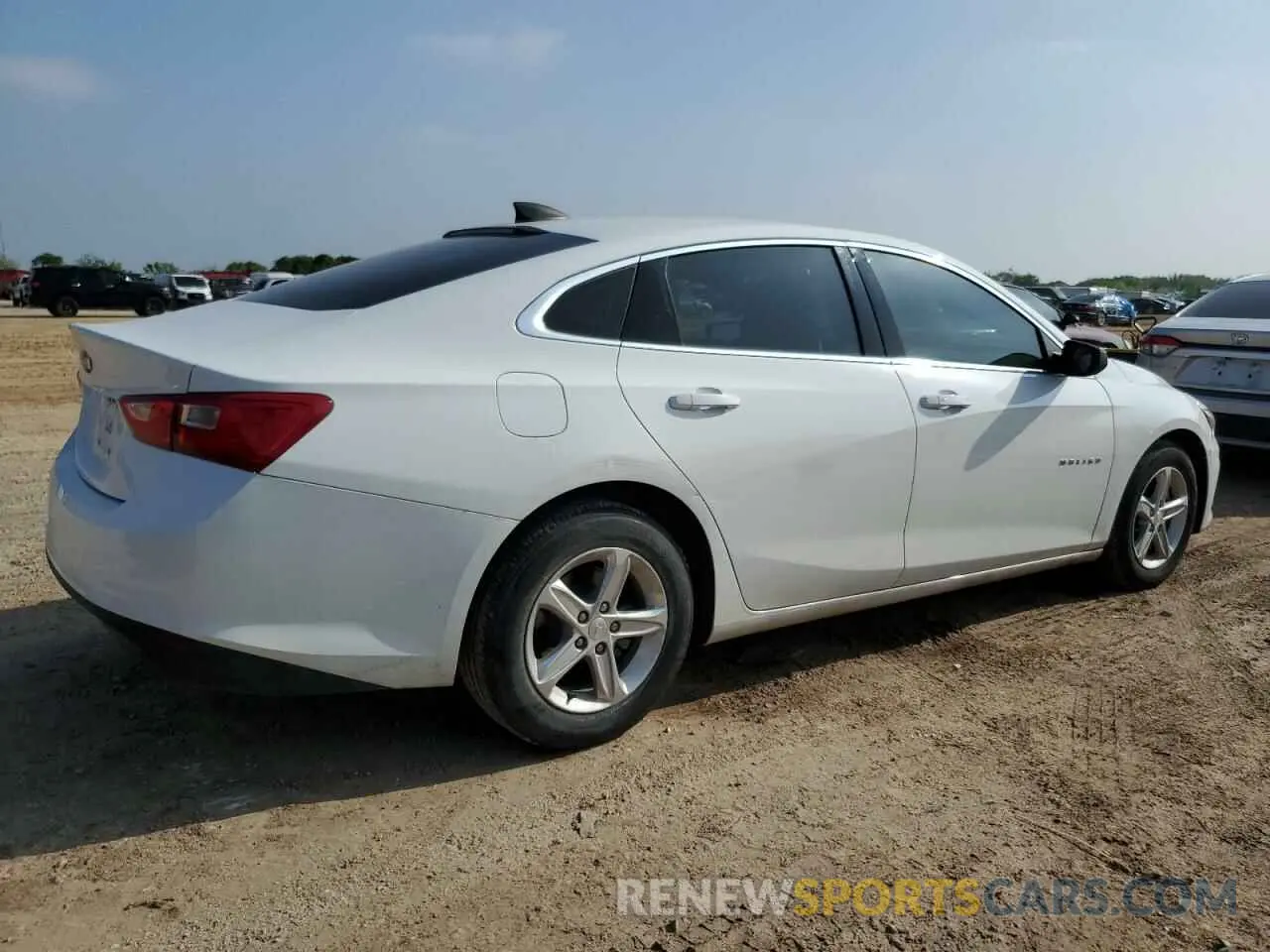 3 Photograph of a damaged car 1G1ZC5ST4KF181602 CHEVROLET MALIBU 2019