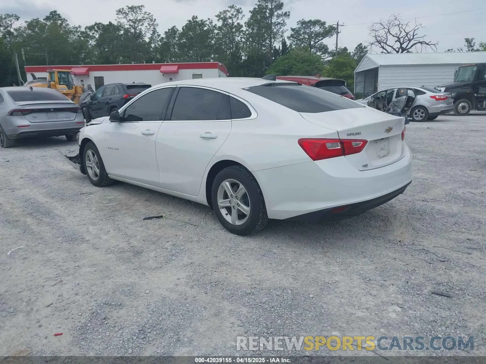 3 Photograph of a damaged car 1G1ZC5ST6KF168222 CHEVROLET MALIBU 2019