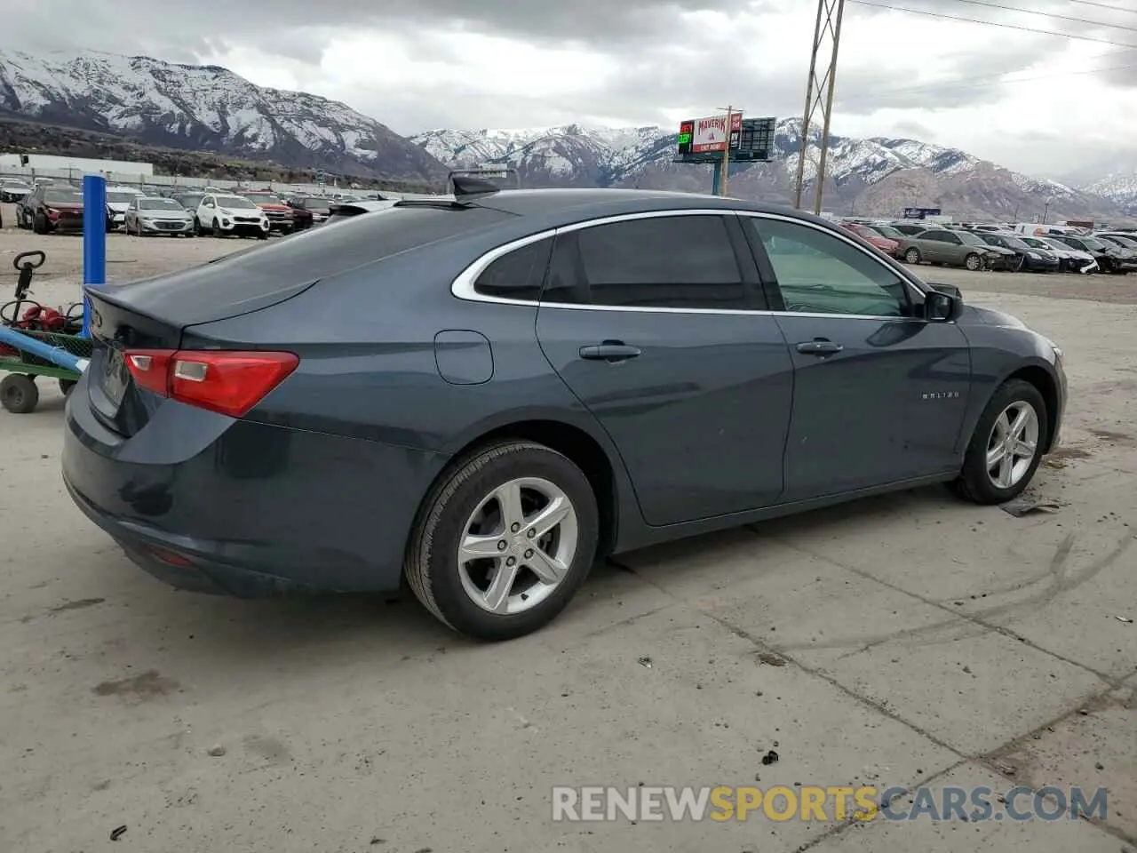 3 Photograph of a damaged car 1G1ZC5ST6KF170293 CHEVROLET MALIBU 2019