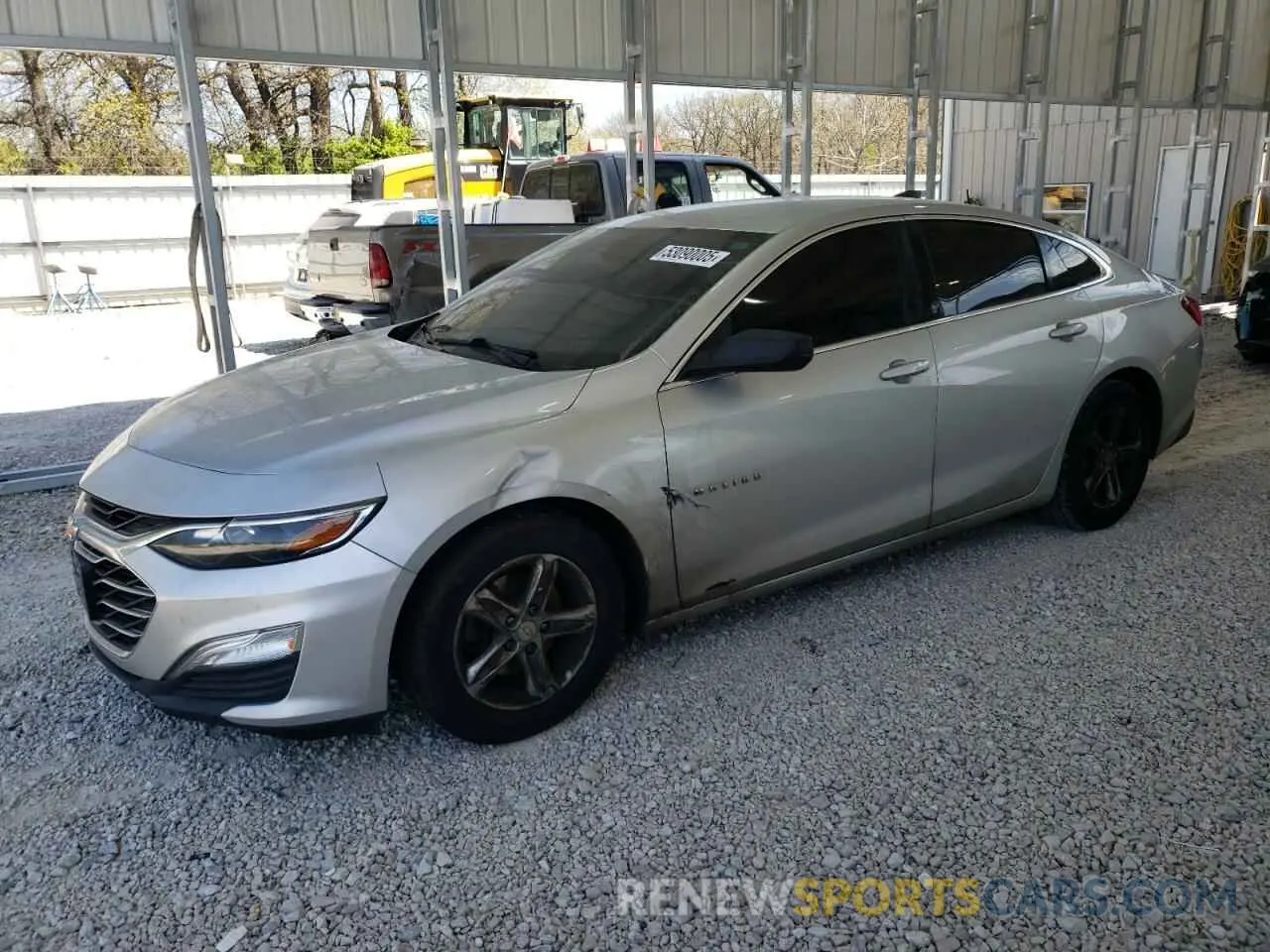 1 Photograph of a damaged car 1G1ZC5ST6KF170519 CHEVROLET MALIBU 2019