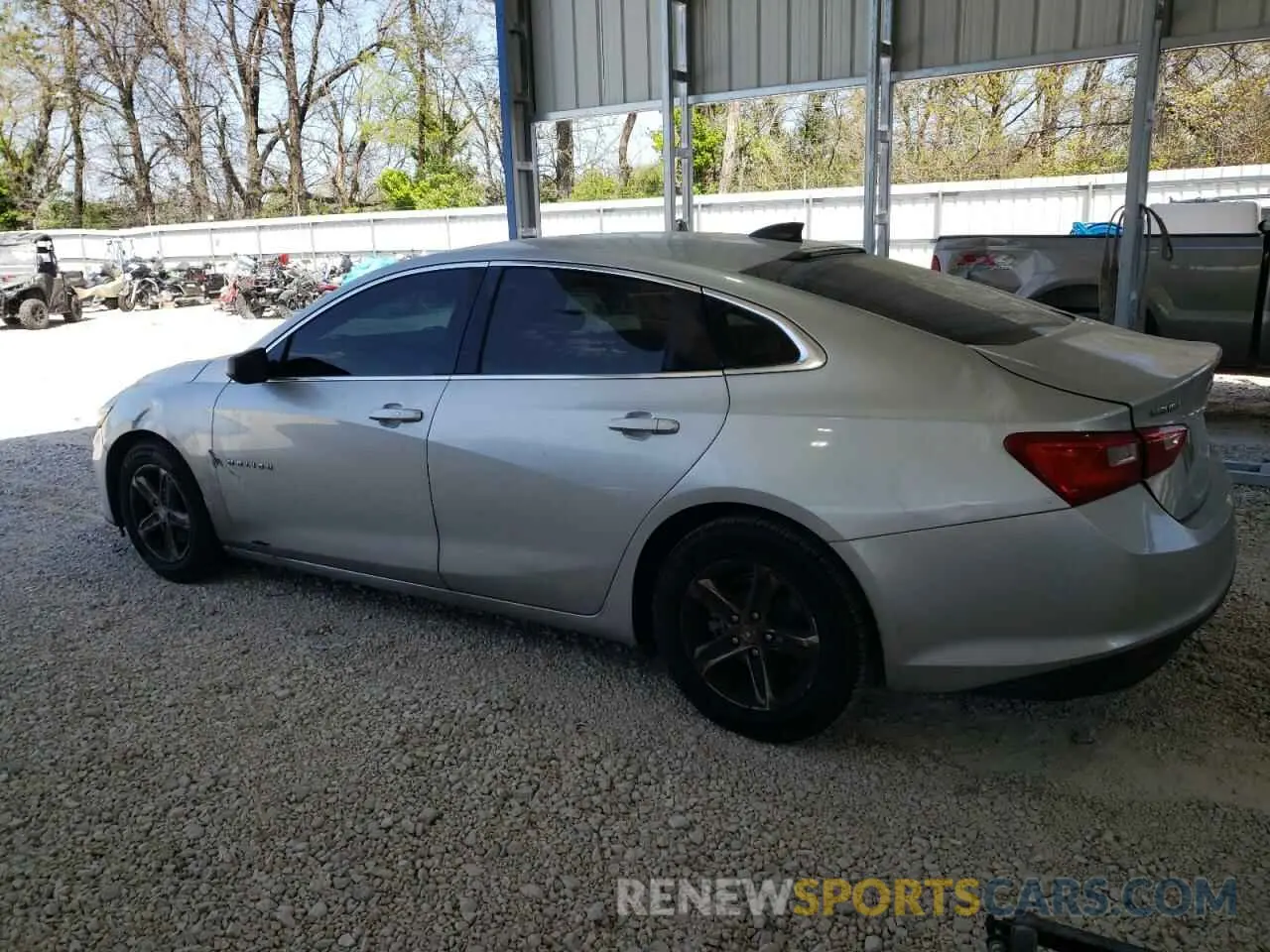2 Photograph of a damaged car 1G1ZC5ST6KF170519 CHEVROLET MALIBU 2019
