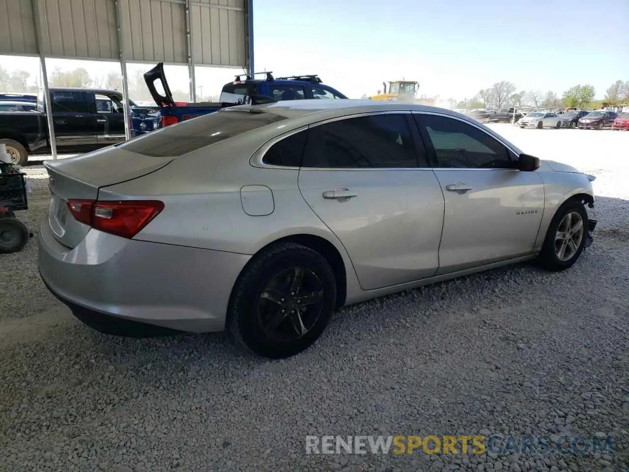 3 Photograph of a damaged car 1G1ZC5ST6KF170519 CHEVROLET MALIBU 2019