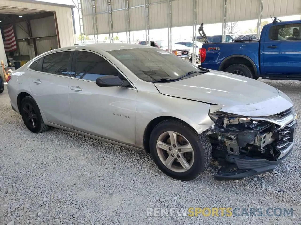 4 Photograph of a damaged car 1G1ZC5ST6KF170519 CHEVROLET MALIBU 2019
