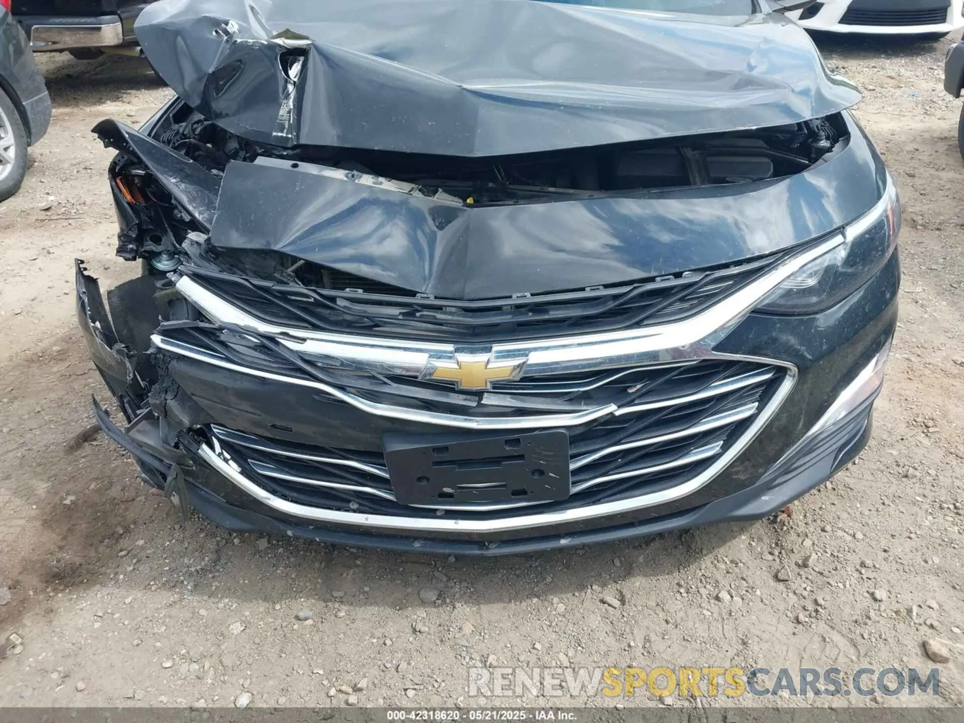 6 Photograph of a damaged car 1G1ZC5ST6KF181875 CHEVROLET MALIBU 2019