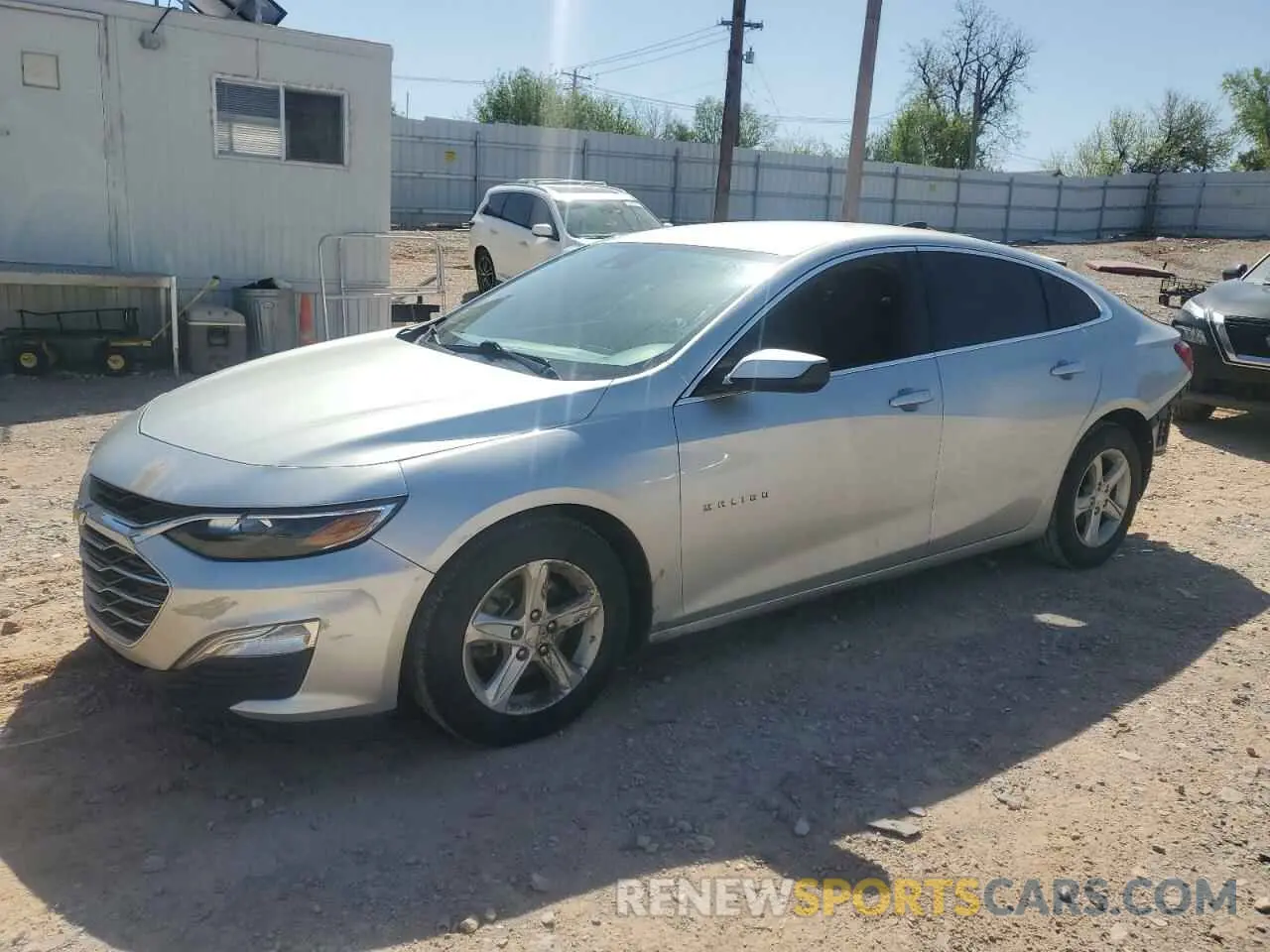 1 Photograph of a damaged car 1G1ZC5ST7KF135343 CHEVROLET MALIBU 2019