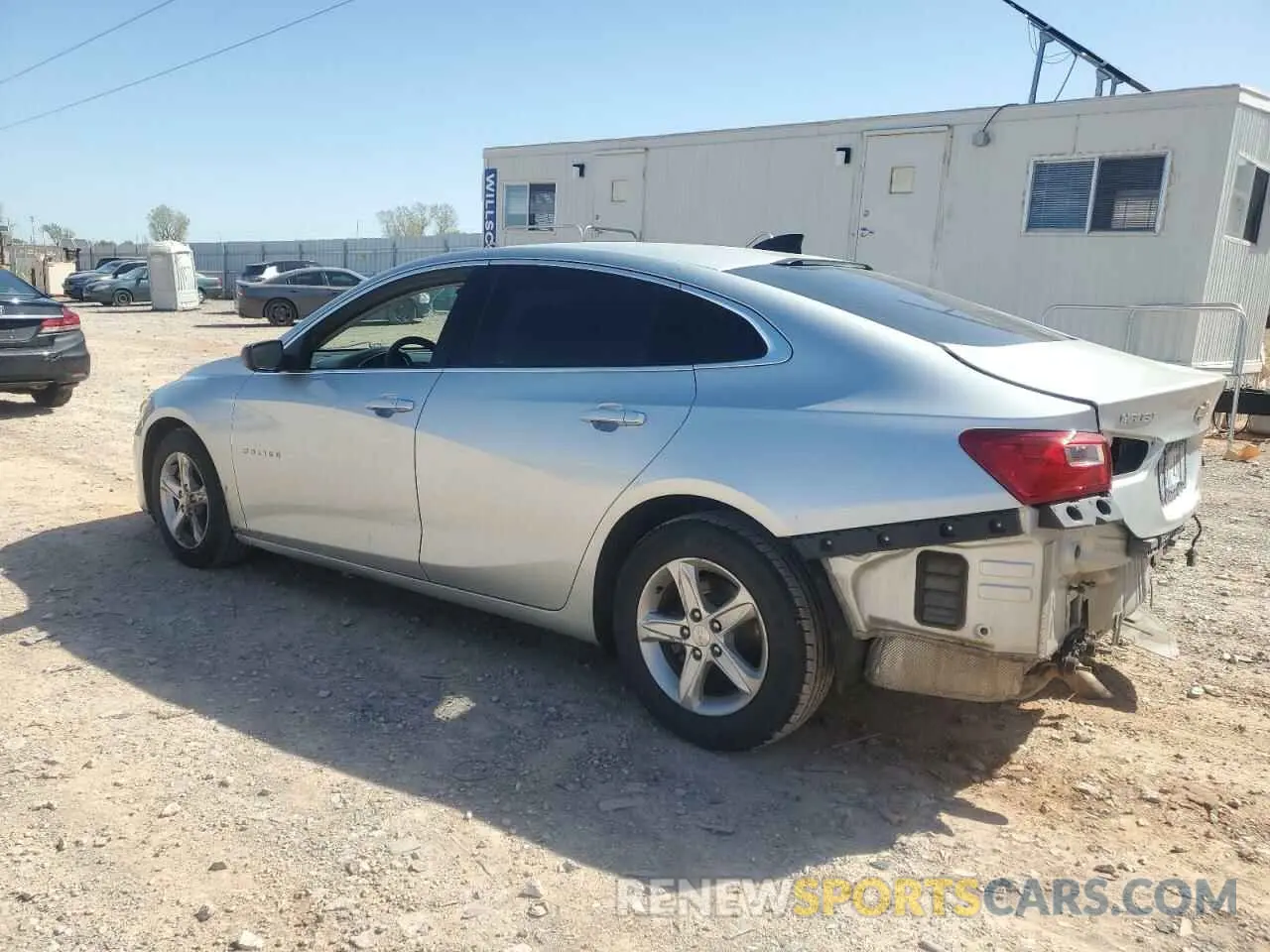 2 Photograph of a damaged car 1G1ZC5ST7KF135343 CHEVROLET MALIBU 2019