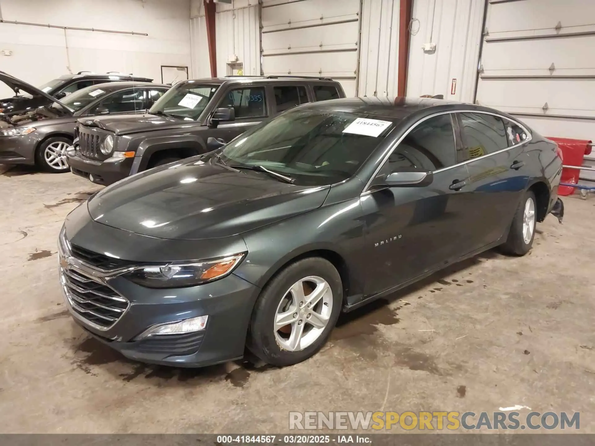 2 Photograph of a damaged car 1G1ZC5ST7KF140235 CHEVROLET MALIBU 2019