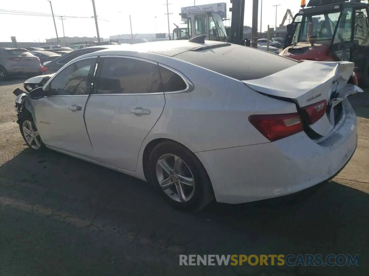 2 Photograph of a damaged car 1G1ZC5ST7KF173980 CHEVROLET MALIBU 2019