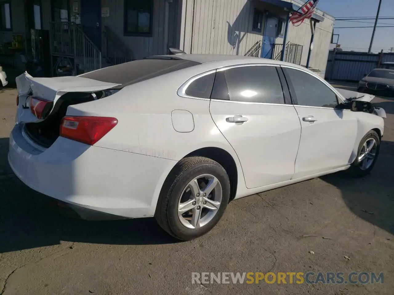 3 Photograph of a damaged car 1G1ZC5ST7KF173980 CHEVROLET MALIBU 2019