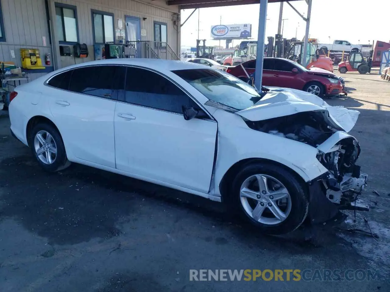 4 Photograph of a damaged car 1G1ZC5ST7KF173980 CHEVROLET MALIBU 2019