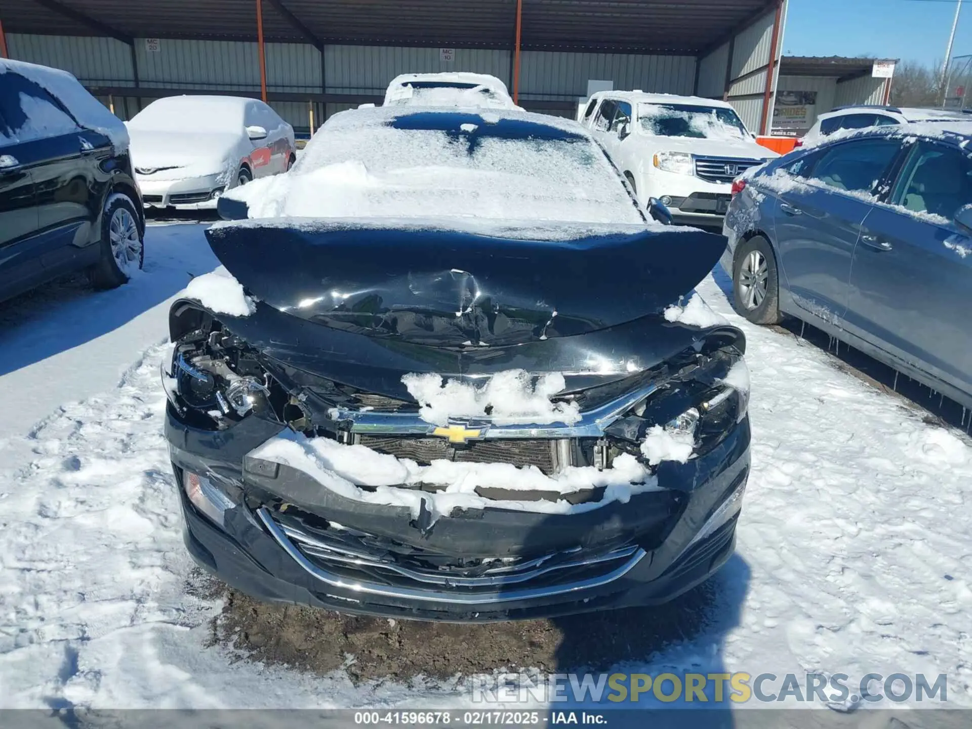 11 Photograph of a damaged car 1G1ZC5ST9KF135456 CHEVROLET MALIBU 2019