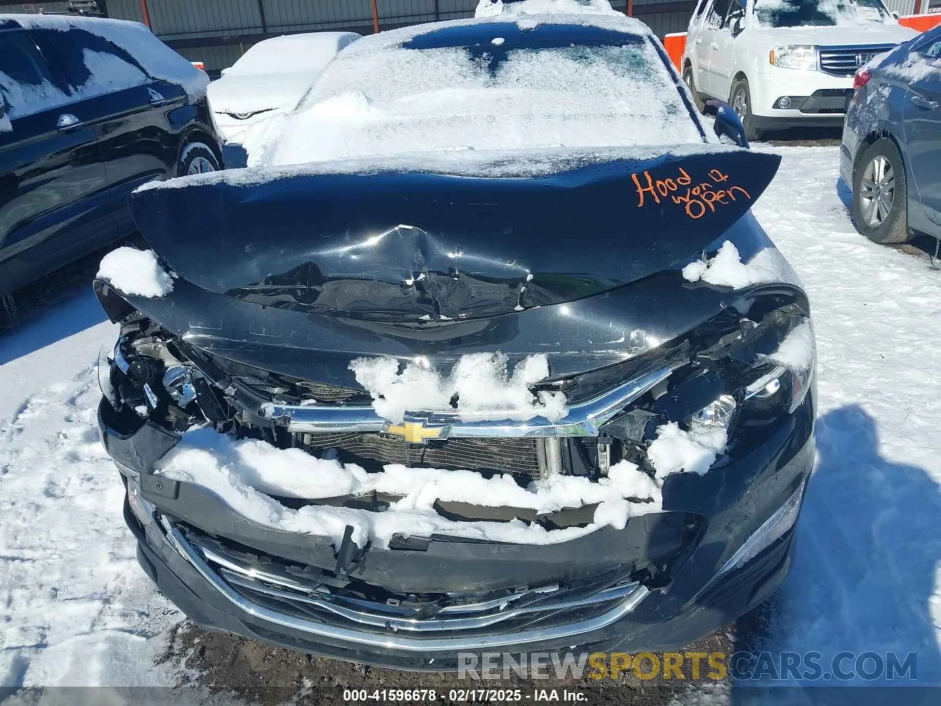 6 Photograph of a damaged car 1G1ZC5ST9KF135456 CHEVROLET MALIBU 2019