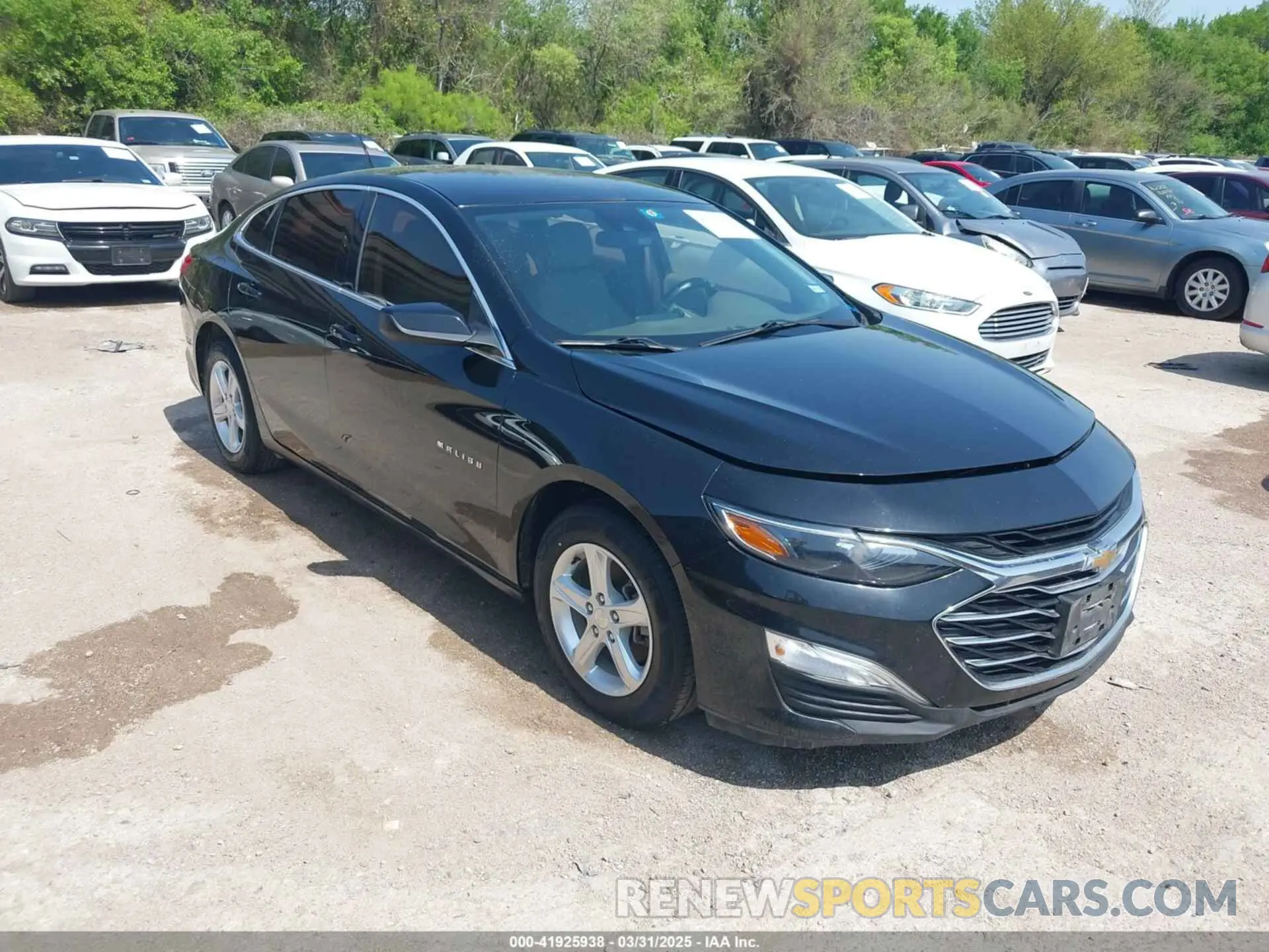 1 Photograph of a damaged car 1G1ZC5ST9KF211953 CHEVROLET MALIBU 2019