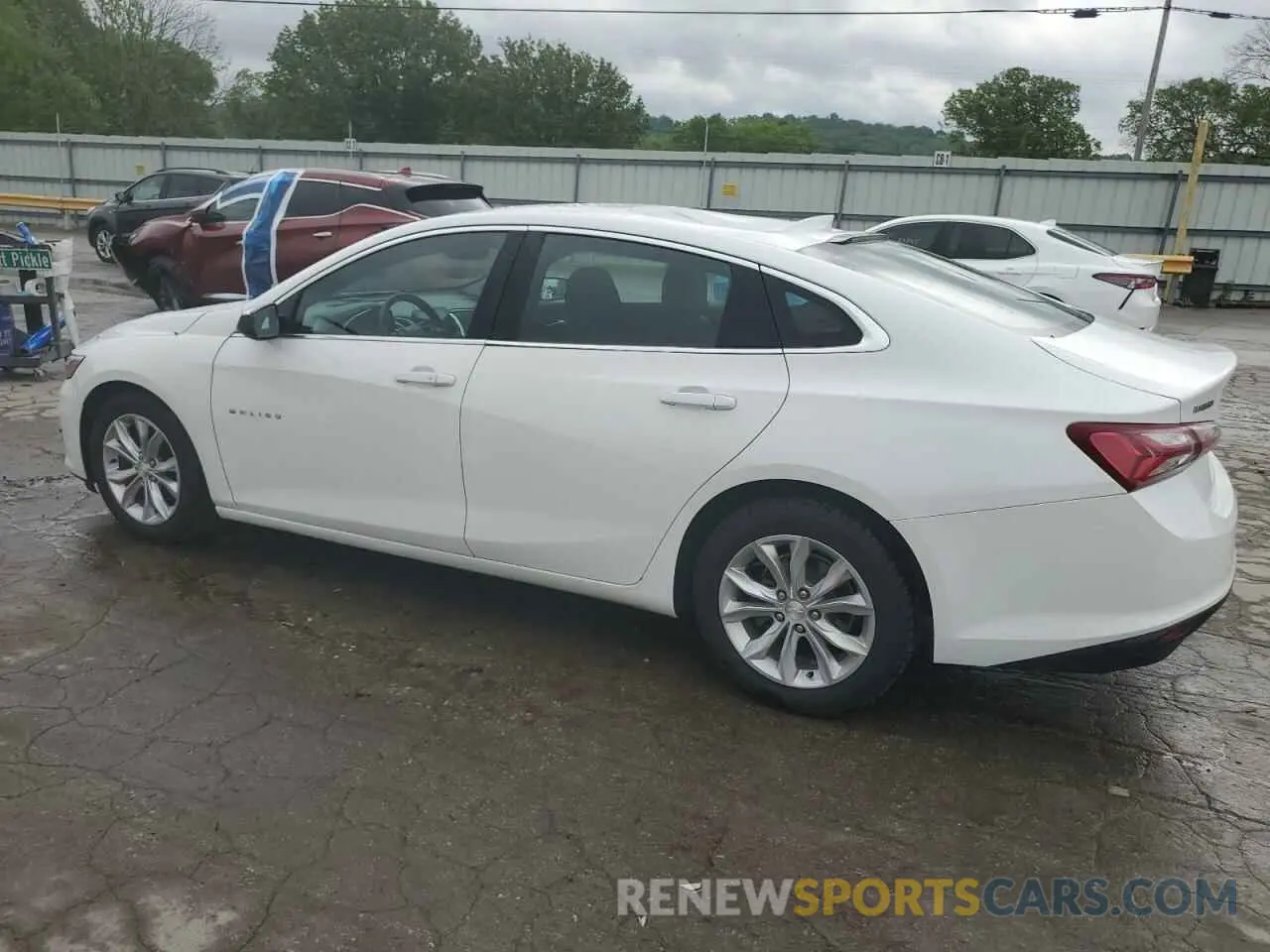 2 Photograph of a damaged car 1G1ZD5ST0KF107090 CHEVROLET MALIBU 2019