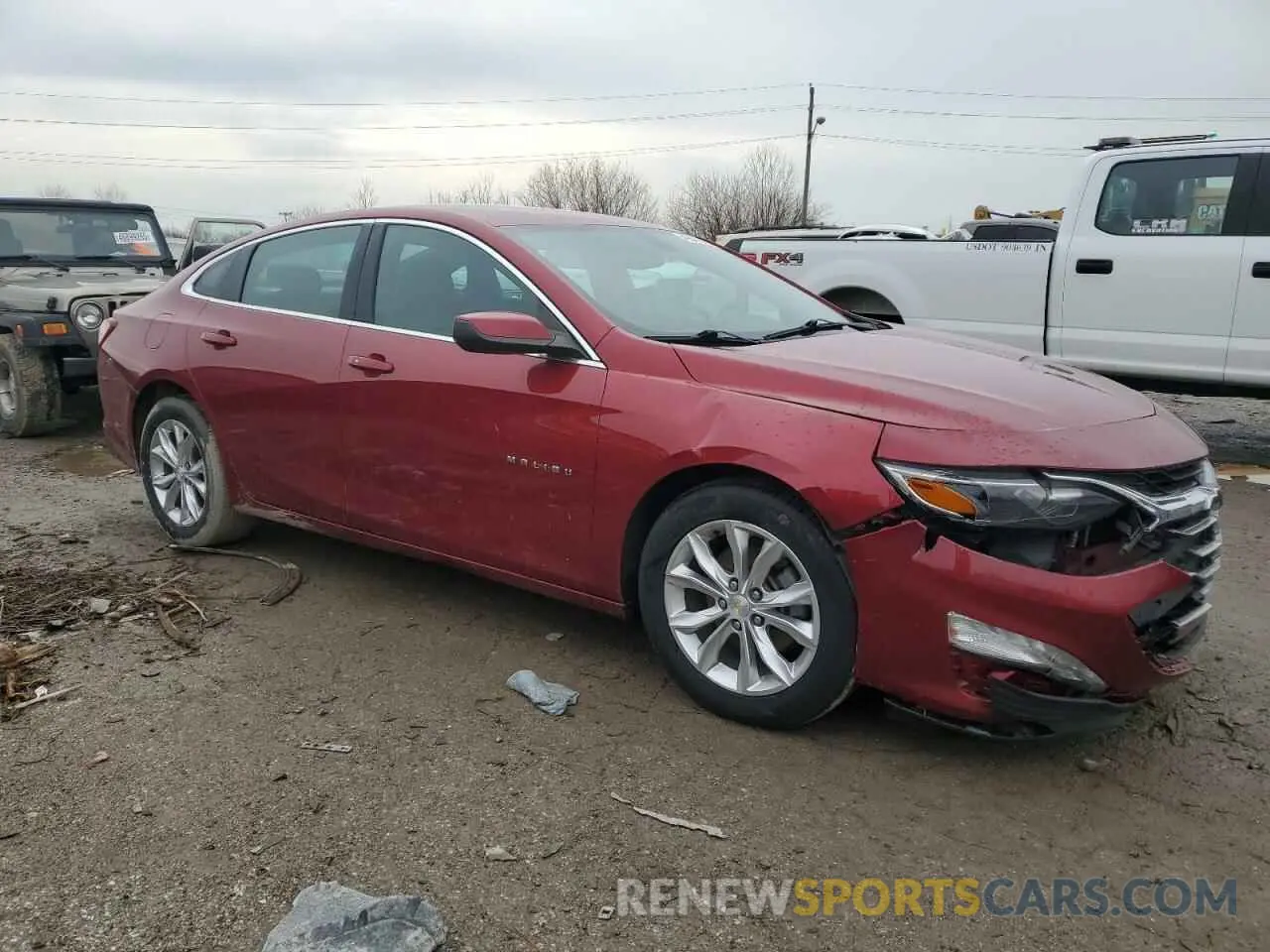 4 Photograph of a damaged car 1G1ZD5ST0KF111771 CHEVROLET MALIBU 2019