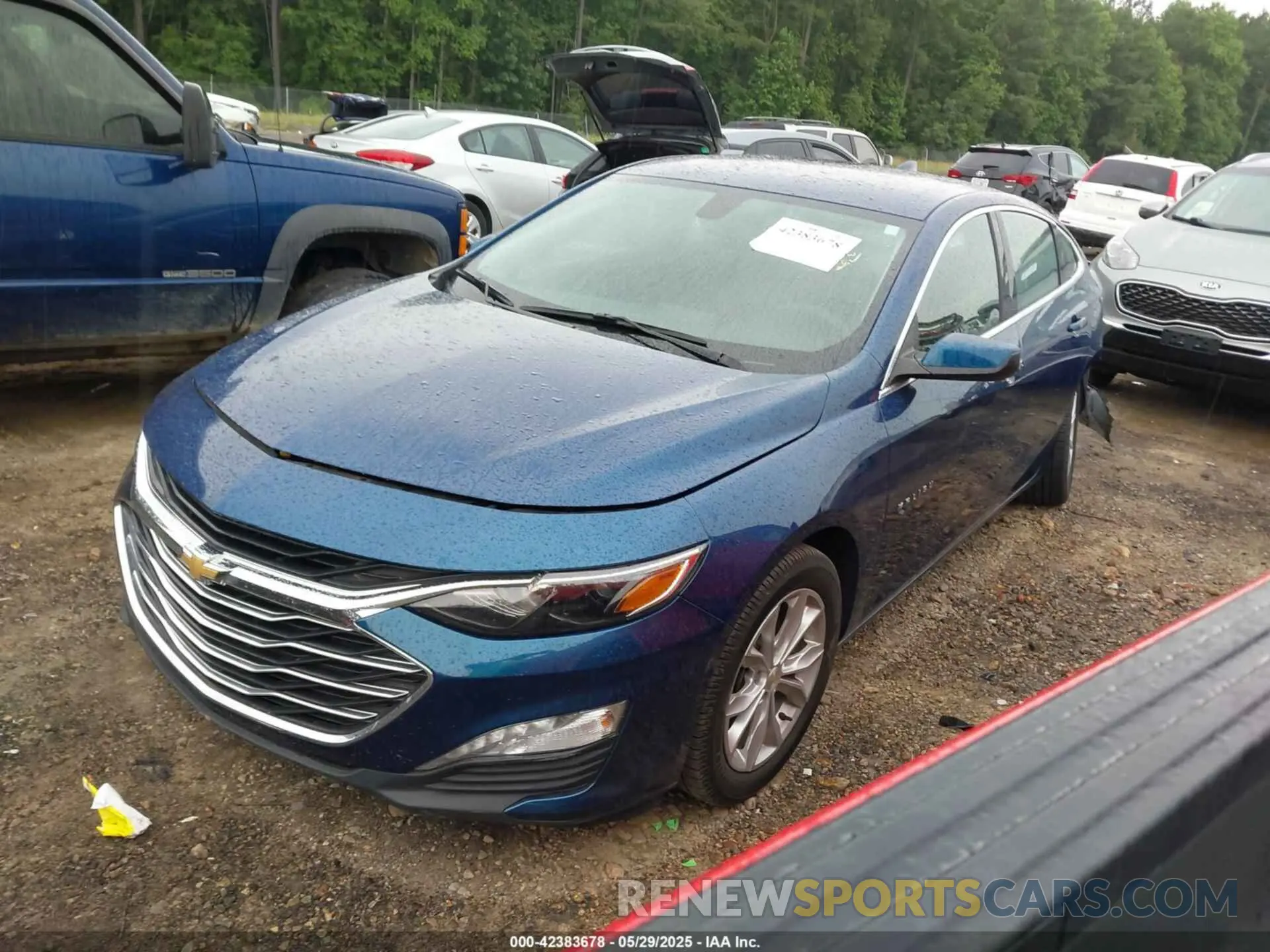 2 Photograph of a damaged car 1G1ZD5ST0KF118655 CHEVROLET MALIBU 2019
