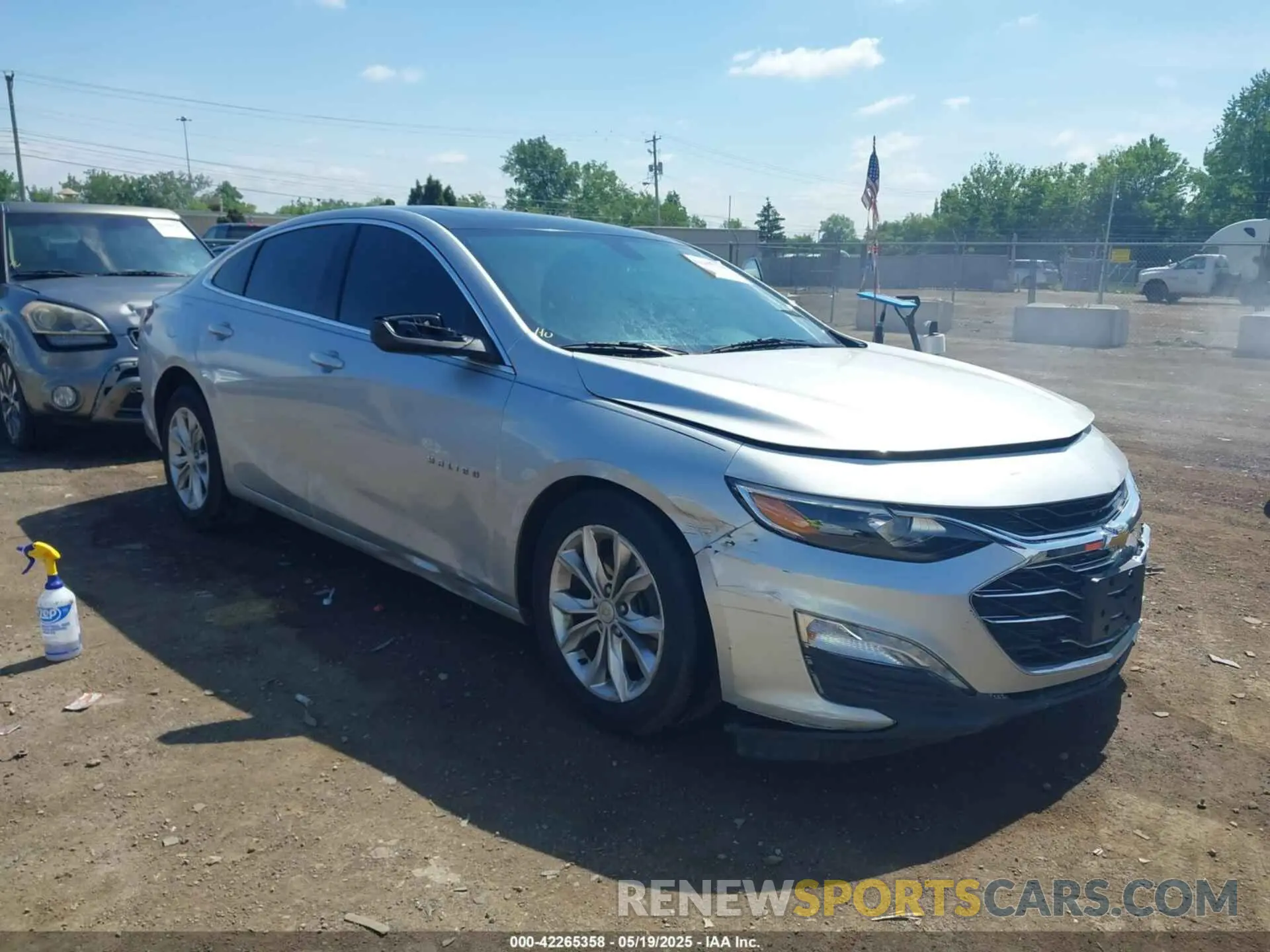 1 Photograph of a damaged car 1G1ZD5ST0KF120020 CHEVROLET MALIBU 2019