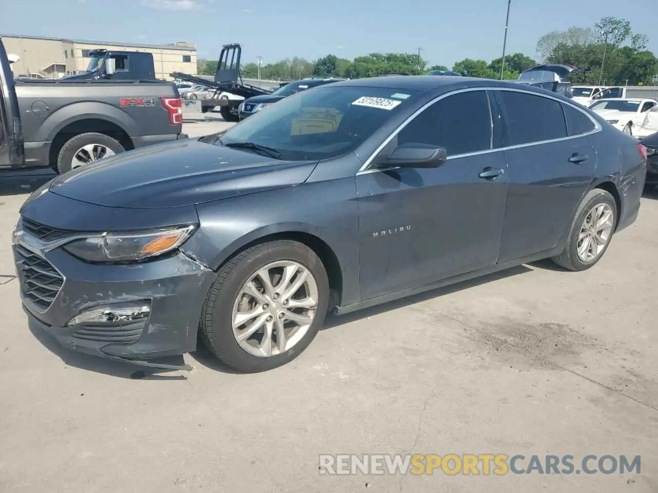 1 Photograph of a damaged car 1G1ZD5ST0KF120163 CHEVROLET MALIBU 2019