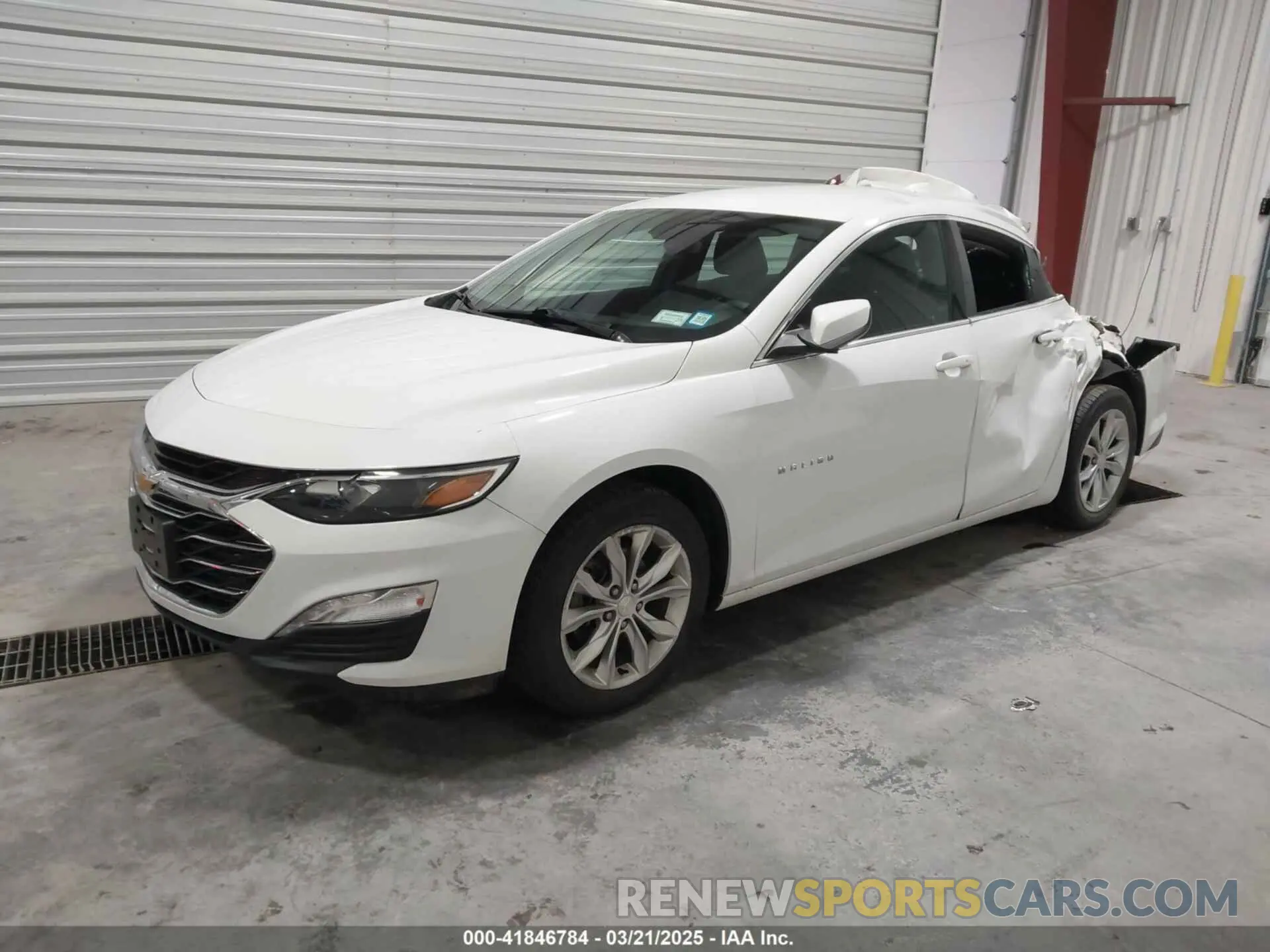 2 Photograph of a damaged car 1G1ZD5ST0KF129686 CHEVROLET MALIBU 2019
