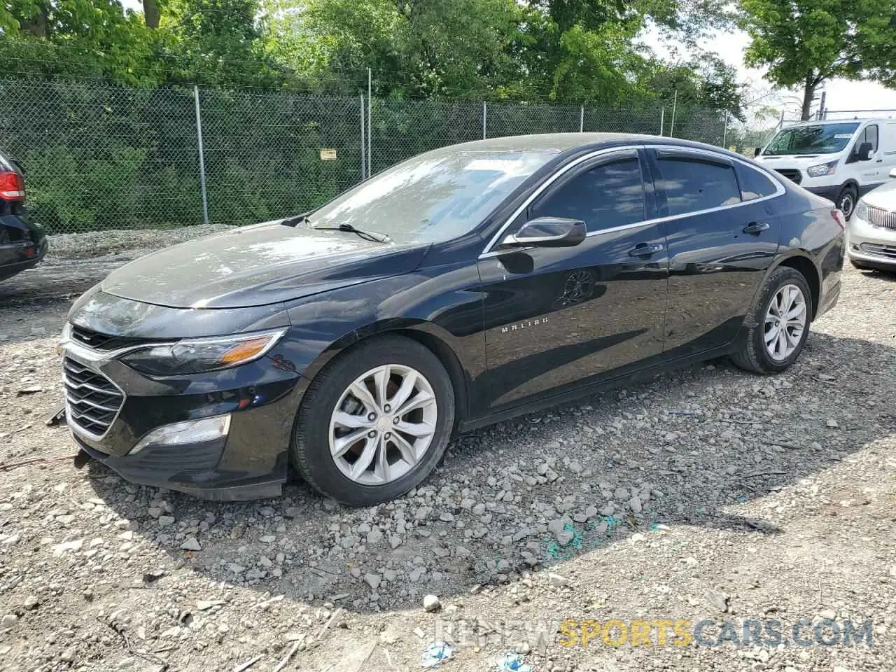 1 Photograph of a damaged car 1G1ZD5ST0KF136587 CHEVROLET MALIBU 2019