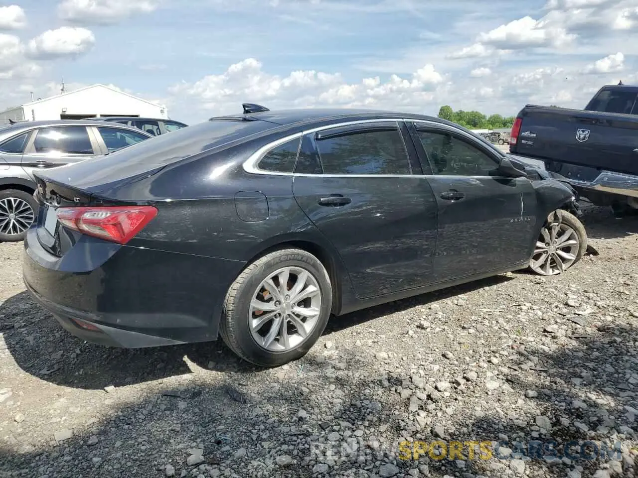 3 Photograph of a damaged car 1G1ZD5ST0KF136587 CHEVROLET MALIBU 2019
