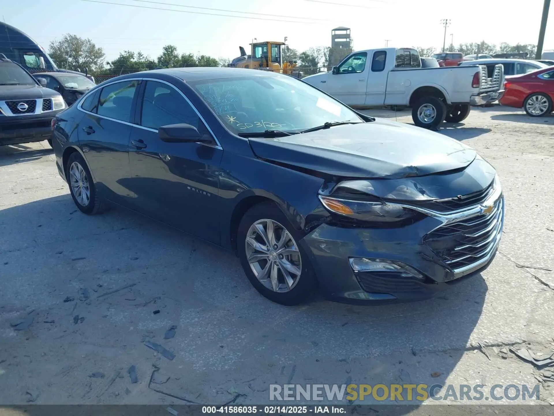 1 Photograph of a damaged car 1G1ZD5ST0KF140137 CHEVROLET MALIBU 2019