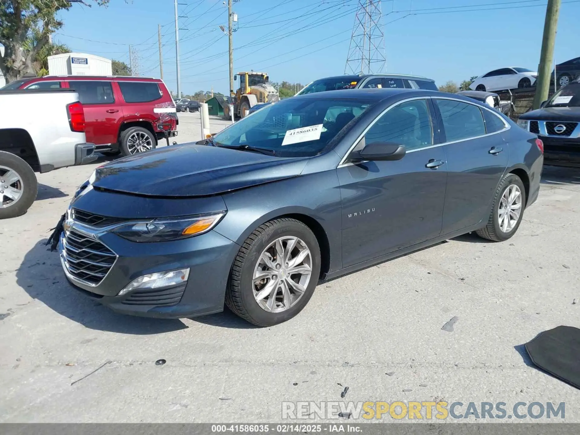 2 Photograph of a damaged car 1G1ZD5ST0KF140137 CHEVROLET MALIBU 2019