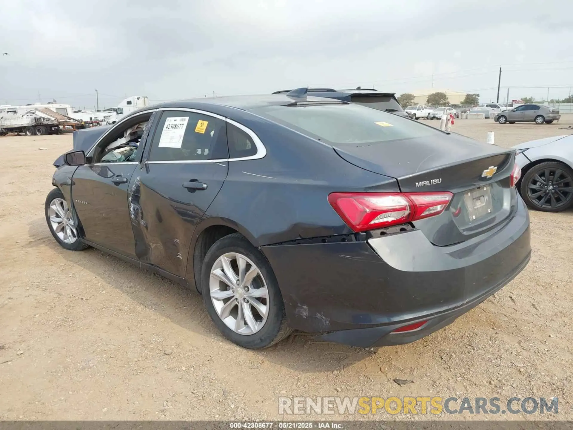 3 Photograph of a damaged car 1G1ZD5ST0KF142101 CHEVROLET MALIBU 2019