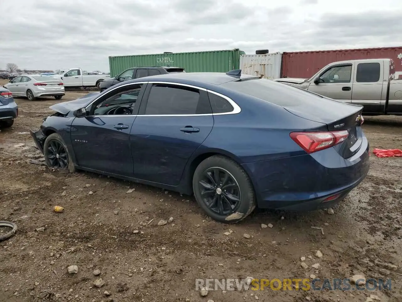 2 Photograph of a damaged car 1G1ZD5ST0KF159562 CHEVROLET MALIBU 2019