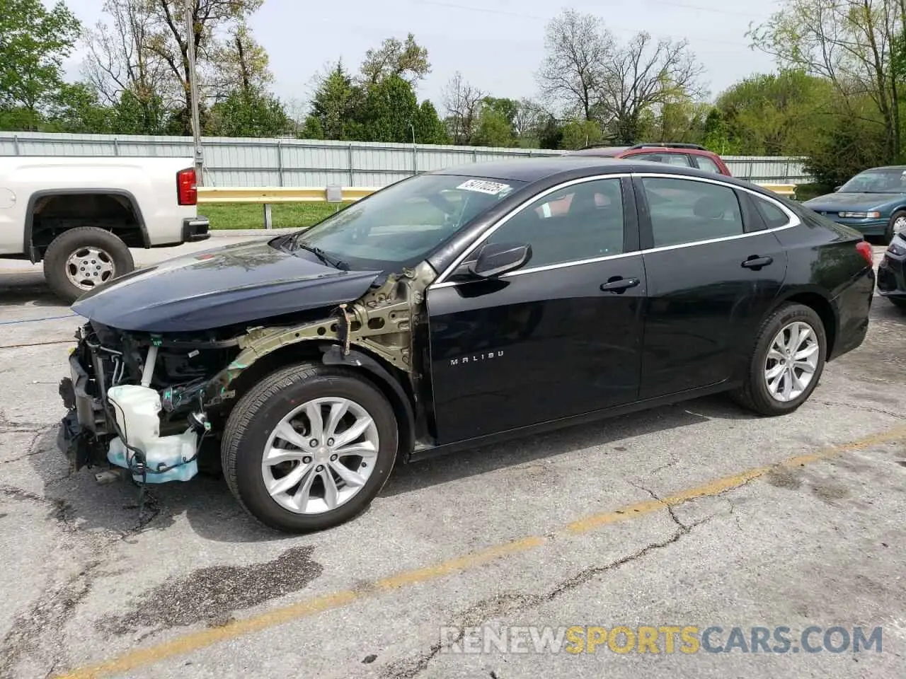 1 Photograph of a damaged car 1G1ZD5ST0KF161652 CHEVROLET MALIBU 2019