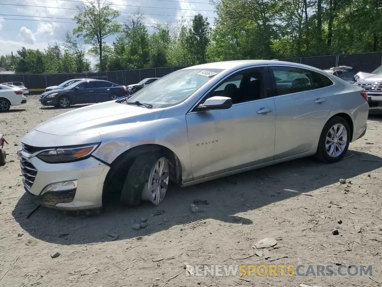 1 Photograph of a damaged car 1G1ZD5ST0KF161747 CHEVROLET MALIBU 2019