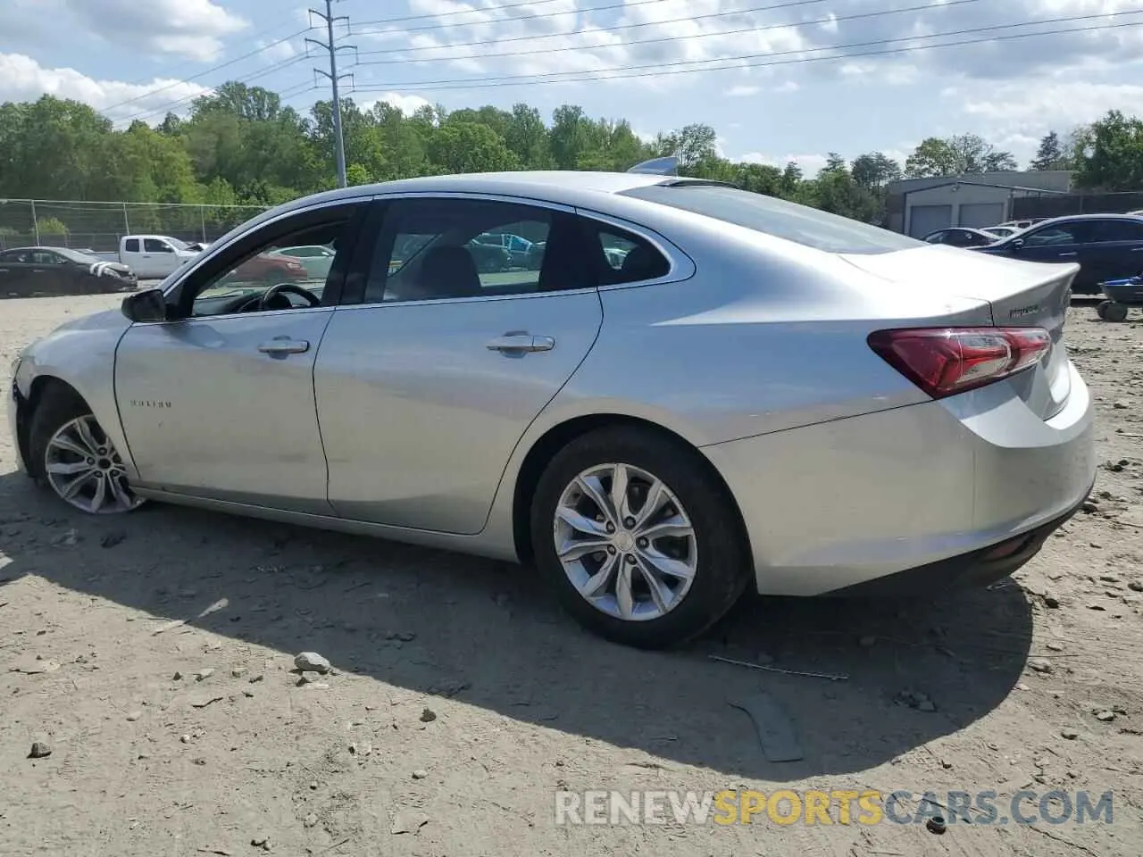 2 Photograph of a damaged car 1G1ZD5ST0KF161747 CHEVROLET MALIBU 2019