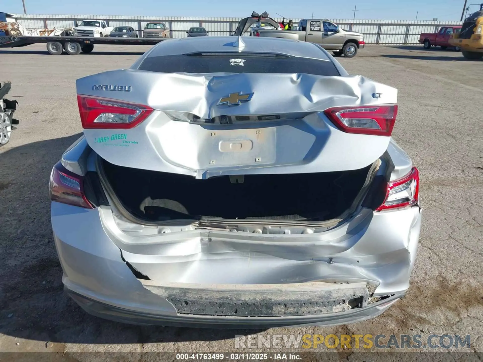 16 Photograph of a damaged car 1G1ZD5ST0KF173011 CHEVROLET MALIBU 2019