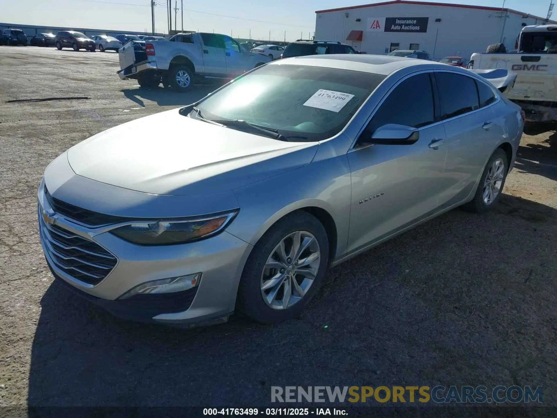 2 Photograph of a damaged car 1G1ZD5ST0KF173011 CHEVROLET MALIBU 2019