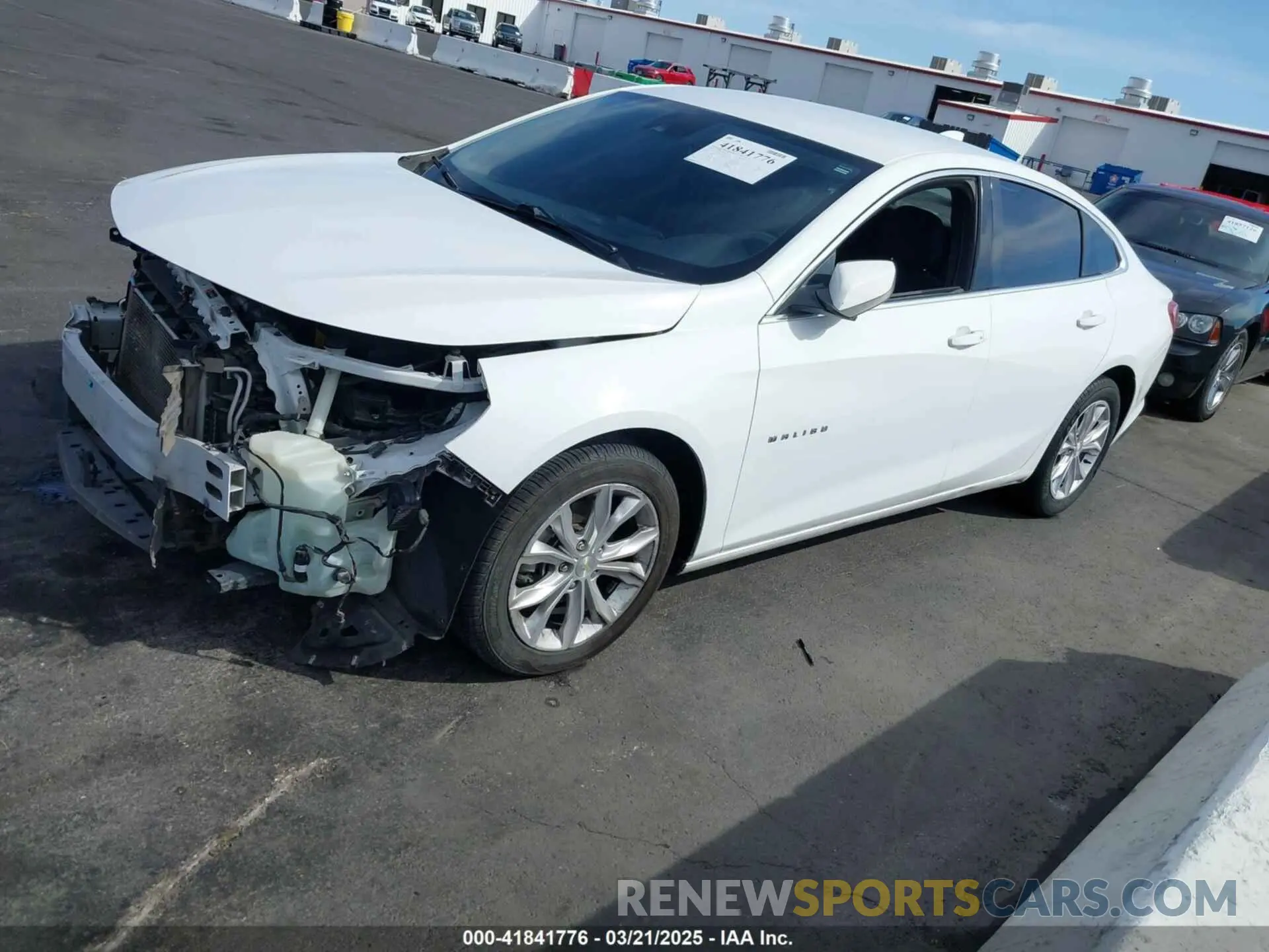 2 Photograph of a damaged car 1G1ZD5ST0KF225964 CHEVROLET MALIBU 2019