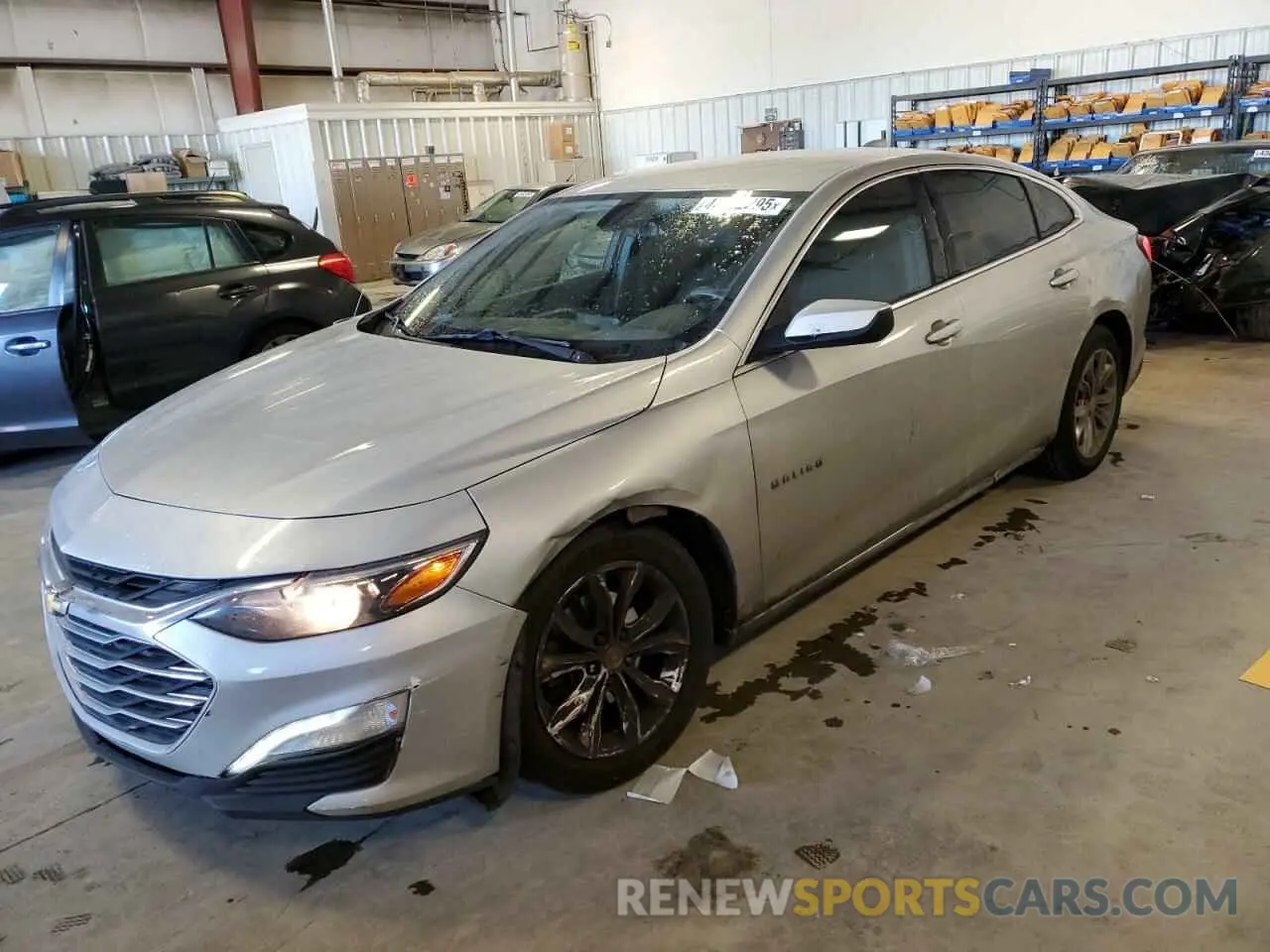 1 Photograph of a damaged car 1G1ZD5ST1KF106854 CHEVROLET MALIBU 2019