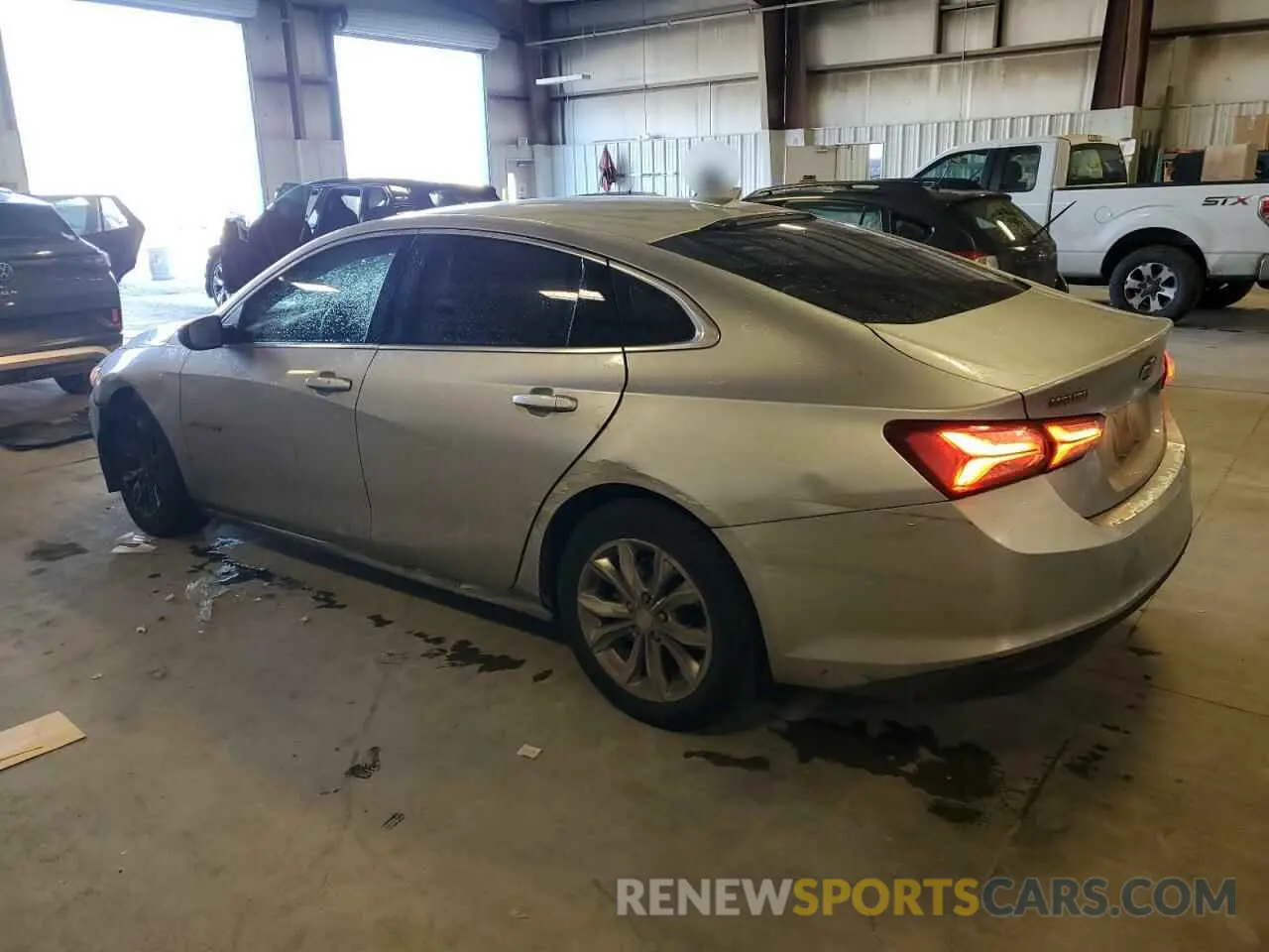 2 Photograph of a damaged car 1G1ZD5ST1KF106854 CHEVROLET MALIBU 2019